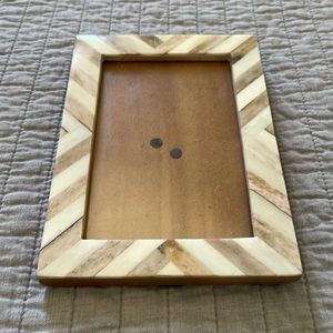 Chevron Herringbone Art Inspired Vintage Wall Décor Gift Frames - 4x6 Brown